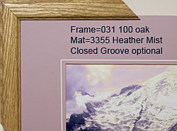 Framed Mt Rainier