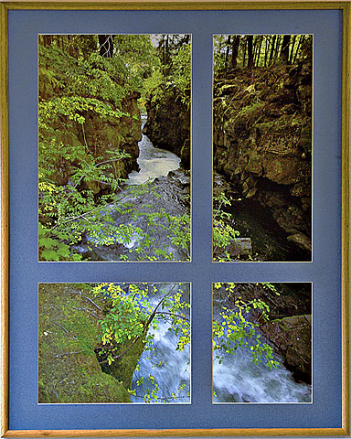 Rogue River in a window